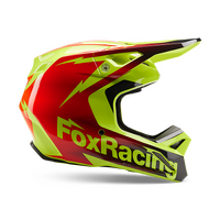 Fox Youth V1 Statk Helmet - Red/Yellow