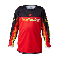 Fox 180 Youth Statk Jersey - Fluro Red