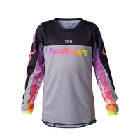 Fox 180 Youth Statk Jersey - Steel Grey