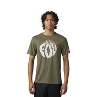 Fox Turnout SS Tech Tee - Olive Green