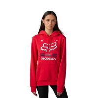 Fox Womens X Honda Pullover Fleece - Flame Red