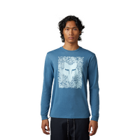 Fox Auxlry LS Tech Tee - Dark Slate