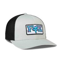 Fox Barbed Wire Flexfit Hat - Steel Grey