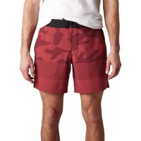 Fox Vzns Camo Hybrid Short - Scarlet