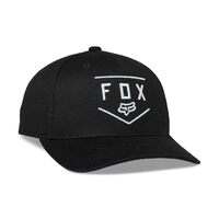 Fox Youth Shield 110 Snapback Hat - Black - OS