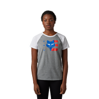 Fox Womens Unity Raglan SS Tee - Heather Graphite