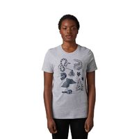 Fox Womens Track Beast SS Tee - Light Heather Grey