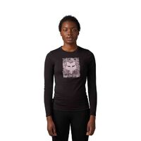 Fox Womens Auxlry LS Tech Tee - Black