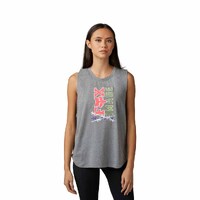 Fox Womens Barbed Wire Tank - Heather Graphite