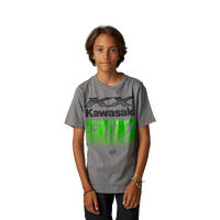 Fox Youth Fox X Kawi SS Tee - Heather Graphite