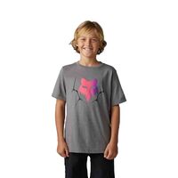 Fox Youth Syz SS Tee - Heather Graphite