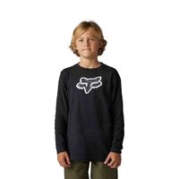 Fox Youth Vzns Camo Ls Tee - Black