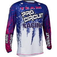 Fox Pro Circuit 180 Jersey - White/Blue