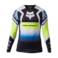 Fox Pro Circuit Flexair Foyl Jersey - Black/White