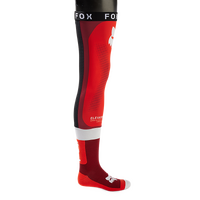 Fox Flexair Knee Brace Sock - Fluro Red