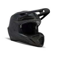 Fox 2024 V3 RS Carbon Solid Helmet - Matte Black