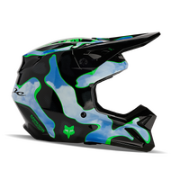 Fox V1 Atlas Helmet - Black/Green