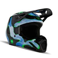 Fox 2024 V1 Atlas Helmet - Black/Green