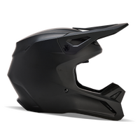 Fox Youth V1 Matte Black Helmet - Matte Black