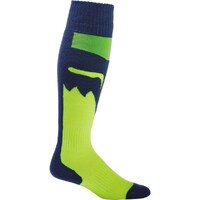 Fox 2024 Youth 180 Flora Socks - Blue/Yellow