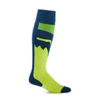 Fox 180 Flora Sock - Blue/Yellow