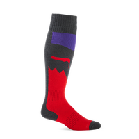 Fox 180 Flora Sock - Grey/Red