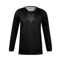 Fox Youth Blackout Jersey - Black/Black