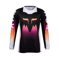 Fox 2024 Kids Girls 180 Flora Jersey - Black/Pink