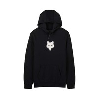 Fox Head Pull Over Fleece - Black