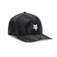 Fox Head Camo Tech Flexfit Hat - Black/Camo