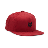 Fox Head Snapback Hat - Flame Red - OS