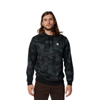 Fox Head Camo Pull Over Fleece - Black/Camo