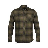 Fox Source Flannel - Olive Green