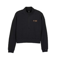 Fox Womens Magnetic Zip Fleece - Black