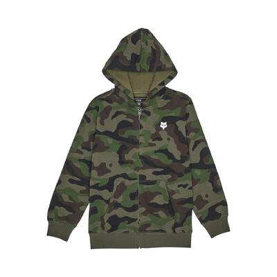 Fox Youth Camo Pack Zip Fleece - Black Camo