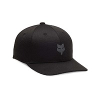 Fox Youth Lithotype 110 Snapback Hat - Black/Black - OS