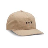 Fox W Wordmark Adjustable Hat - Taupe - OS
