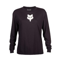 Fox Womens Fox Head LS Top - Black