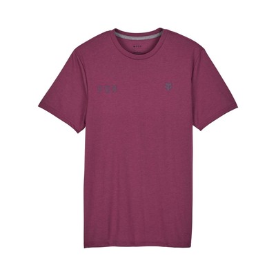 Fox Wordmark SS Tech Tee - Sangria