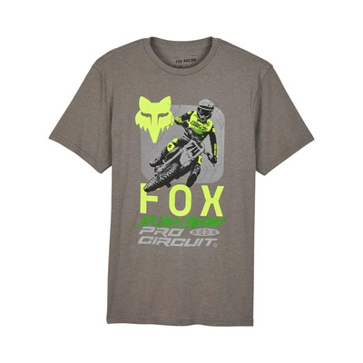 Fox X Pro Circuit Prem SS Tee - Heather Graphite