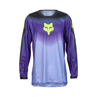 Fox 180 Interfere Youth MX Jersey - Black/Blue