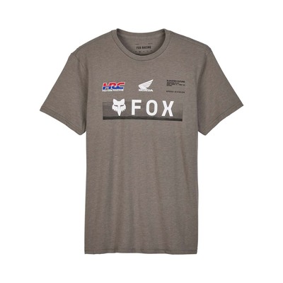 Fox X Honda Prem SS Tee - Heather Graphite
