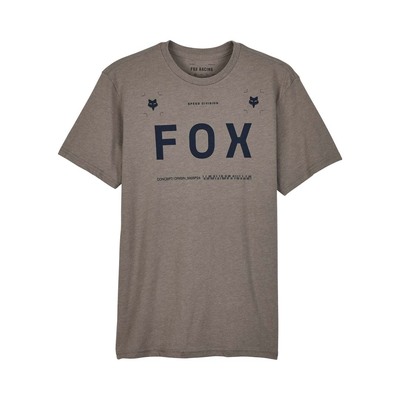 Fox Aviation Prem SS Tee - Heather Graphite