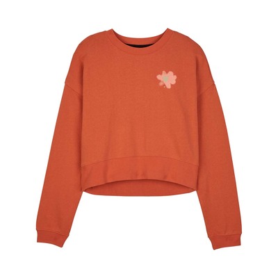 Fox Womens Byrd Fleece Crew - Atomic Orange