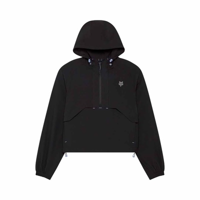 Fox Survivalist Womens Windbreaker - Black/Black