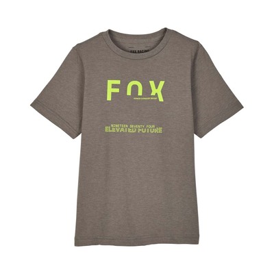 Fox Youth Intrude Prem SS Tee - Heather Graphite