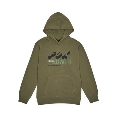 Fox Youth Elevated PO Fleece - Olive Green