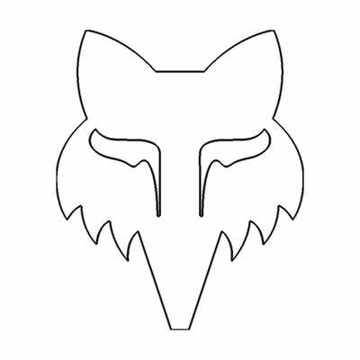 FOX HEAD 2.5" - DIE CUT VINYL