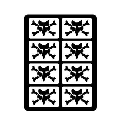 Fox Victory Logo Decal Pack - White