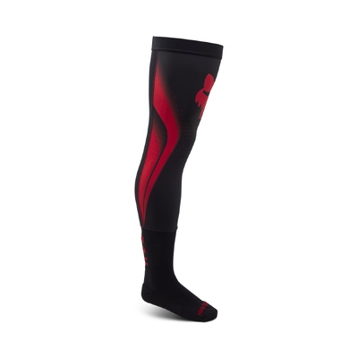 Fox Flexair Knee Brace Sock - Fluro Red